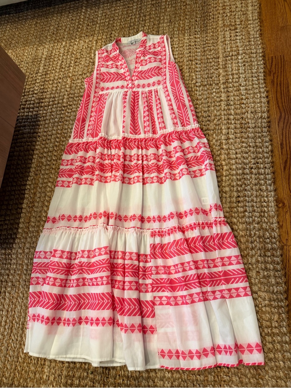 Women’s boutique dress Pink Patterned Maxi Dress